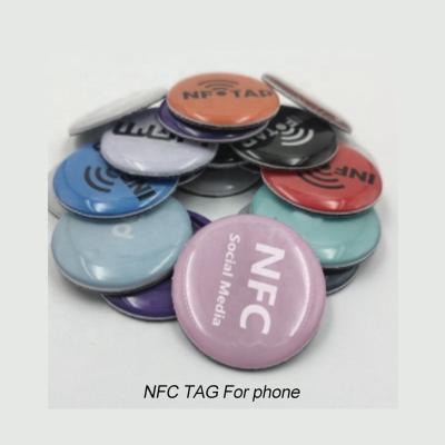 China Waterproof / Waterproof NFC RFID TAG 13.56mhz Anti-metal RFID Tamper Proof Sticker for sale