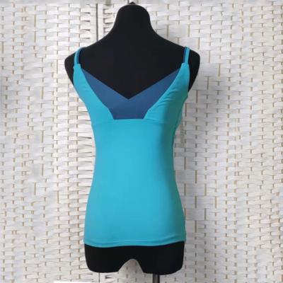 China Ropa suave/top sin tirantes inconsútiles y de los deportes algodonosos de la yoga con el sujetador con relleno en venta