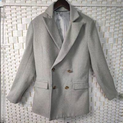 Chine Les blazers occasionnels des femmes molles, vestes croisées de blazer de laine de dames à vendre