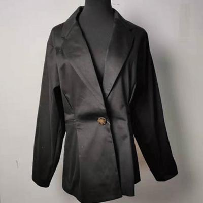 China Kiezen de Toevallige Blazers van satijnvrouwen - Breasted voor de Lente en de Herfst uit Te koop