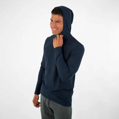 China Poliéster reciclado 47% atlético sustentável do desgaste do Hoodie da tecnologia à venda