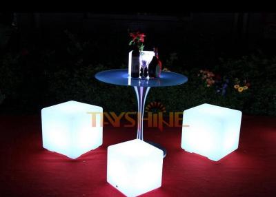 China LED Glow Furniture LED Lighted Dining Table for sale