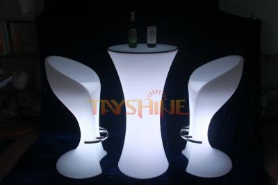 China DMX Control Garden , Salon , SPA LED Bar Furniture / LED Tables And Chairs for sale