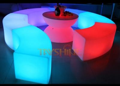 China 4 RGB Glowing Acrylic LED Furniture For Concert , Wedding / LED Bar Stool And Tables for sale