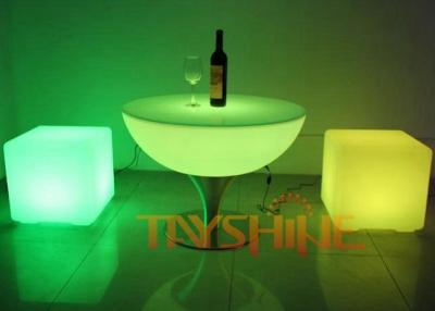 China PE Material LED Glow Furniture / LED Outdoor Furniture For Dancing Party / Backyard for sale