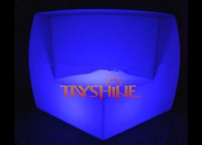 China Rechargeable LED Sofa Furniture , Illuminated Bar Stools With 4 RGB Multi Color for sale