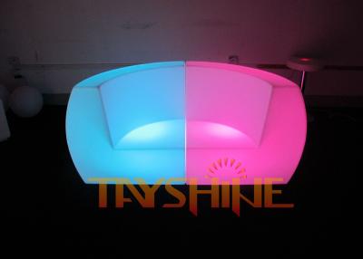 China Big Decorative LED Lounge Chair With 4 RGB Mutil Color For Wedding , Conference for sale