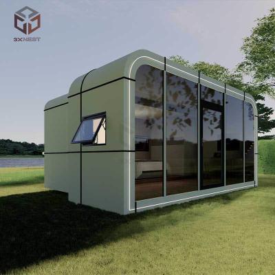 China Folding Apple Cabin Prefabricated Pod Homes Living Space for sale