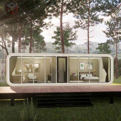 China Waterproof Prefab Outdoor Office Pod 2 People Apple Aluminum Capsule House for sale