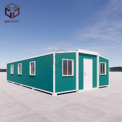 China Wind Resistant Prefab Extendable Expandable House Cabin Adjustable for sale