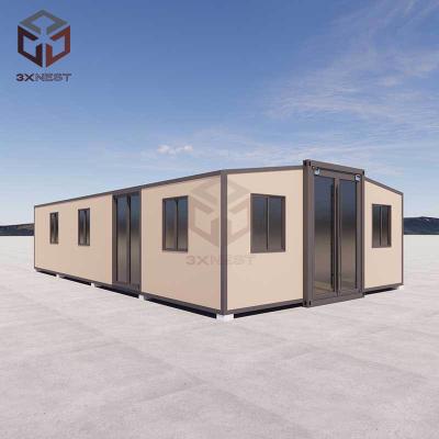 China Steel Fabricated Modular Expandable Homes Container Shelter Customizable for sale