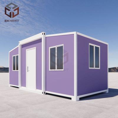 China Insulated Expandable Prefab Homes 10FT Container House for sale