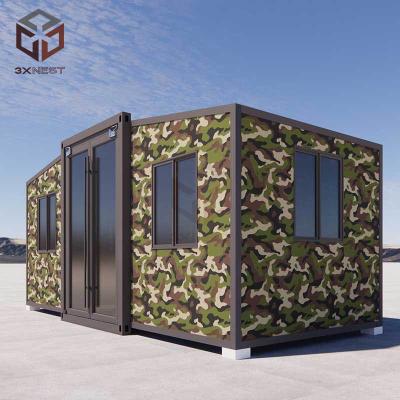 China Camouflage Assembled Portable Instant Expandable Tiny Homes 10ft for sale