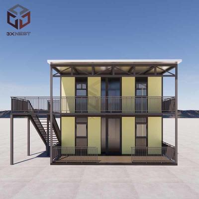 China Customized 20ft Prefab Flat Pack Container House With Ceramic Tile Flooring for sale