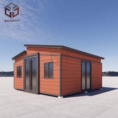 China Modern Prefab Folding Container House Modular Portable Expandable Homes for sale