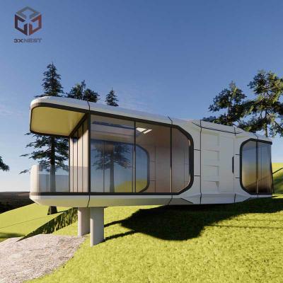 China Thermal Insulated Space Capsule House Container Double Bedroom 11.5m for sale