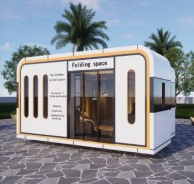 China Foldable Capsule Space Pod Homes Apple House SPC Flooring for sale