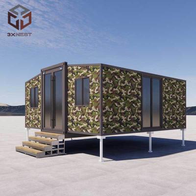 China Temporary Or Permanent Housing Luxury Prefabricated House with Plywood Flooring for sale