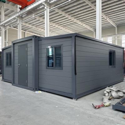 China Opvouwbaar containerhuis met dak van groene bouwmaterialen en natuurlijke ventilatiesystemen Te koop