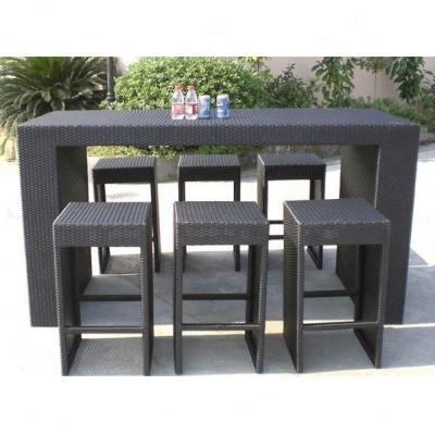 China Waterproof furniture cheap rattan&wicker outdoor bar stools awrf5168 rattan stools for sale