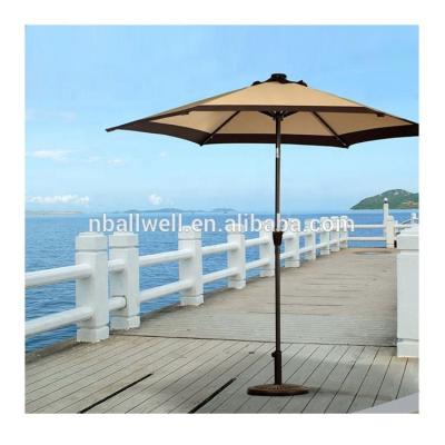 China New design led umbrella parasol light outdoor umbrella with led awou5010a outdoor umbrella with led for sale