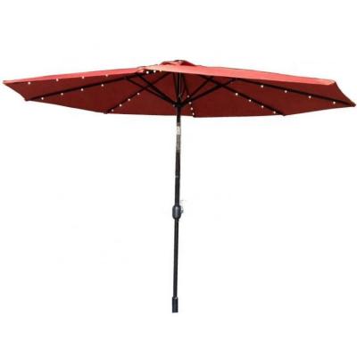 China High quality market umbrlla led patio parasol awou5010-1 2022 market umbrella led patio parasol for sale