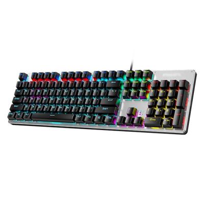 China Spk8404 real keyboard 104 keys RGB mechanical computer keyboard mechanical cable mixed light backlit game for sale