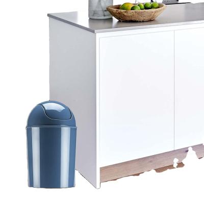 China Sustainable Waste Bin Rubbish Bin Small Bin Round Plastic Waste Bin for sale