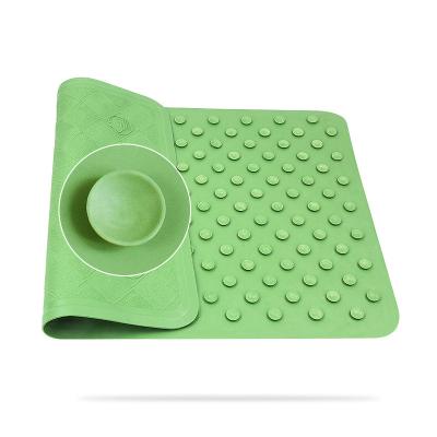 China Sustainable Non Slip Rubber Bath Mat /Natural Rubber Bathroom Shower Mat for sale