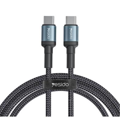 China Fast Charging Type C Data COMPUTER YESIDO 1M Mobile Phone 60W Tablet Laptop Cables for sale