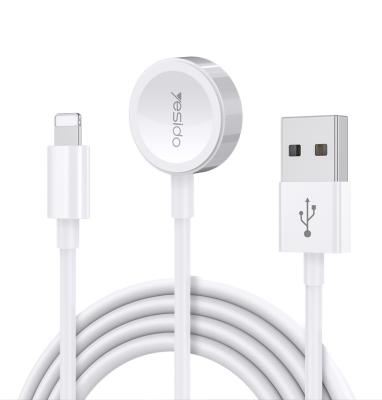 China 1 meter YESIDO PVC 2w cell phone for iWatch original charging dock with iPhone charger line for sale