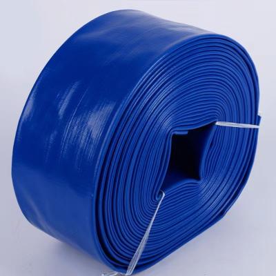 China Non-Toxic Anti Aging Tasteless Flexible PVC Large Diameter PVC Layflat Hose for sale