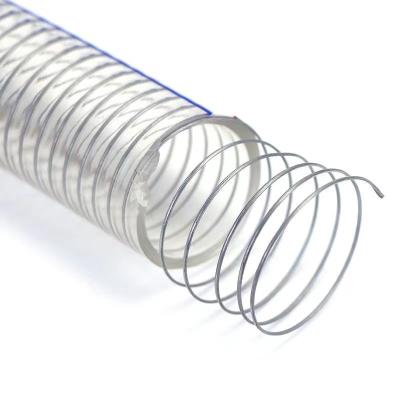 China Flexible Safety Wire Reinforced Pvc PVC Clear Transparent Steel Pipe for sale