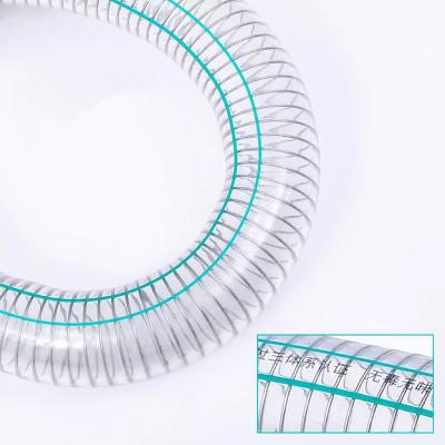 China Soft Hot Selling Cheap Custom Pvc Steel Wire Pipe Reinforced Spiral Steel Wire Conduit Pipe for sale