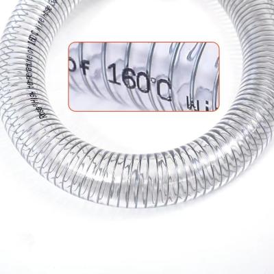 China China Professional Manufacture Soft Reinforced PU Spiral Flame Retardant Hose for sale