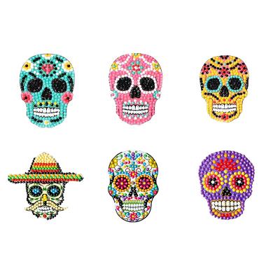 China 9PC 5D DIY Diamond Painting Kits Skull Theme Stickers CLASSIC Painting Handmade Craft for Adult Children for sale