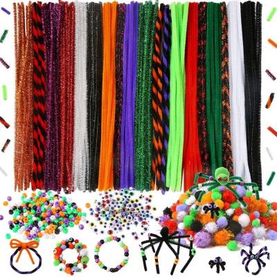 China Festive and Abundant 800 Pcs Halloween Event and Party Supplies Pipe Strippers Craft Set for Decorations for sale