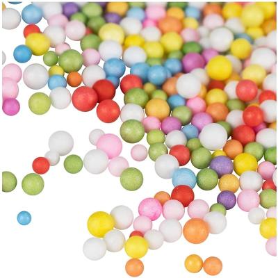 China DIY Crafts Accoressior For School Household Wedding Party 90000 Pcs 2-5mm Multi Colors Styrofoam Foam Balls Foam Beads Mud Kit For Crafts for sale