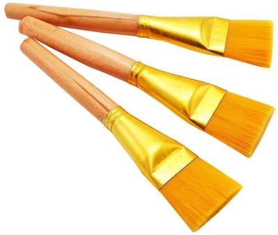 China Drawing Writing Manufacturer Specializes Production 10 Sticks Nylon Wool Wooden Short Pole Oil Painting Brush Art Supplies Set 112 for sale