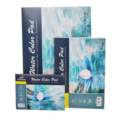 China BOMEIJIA A3 A4 A5 Watercolor Pad Stationery Watercolor Paper Book Painting Notebook For Creative Diary Diary Painting Drawing Notebook for sale