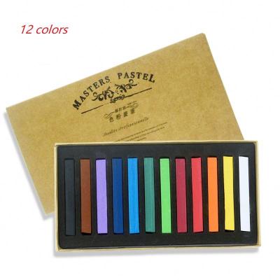 China 12 Color Painting Pencils Art Drawing For Student Soft Pastel Chalk Colored Pencil Brush Stationery Art Supplies 16.5*9*2cm for sale