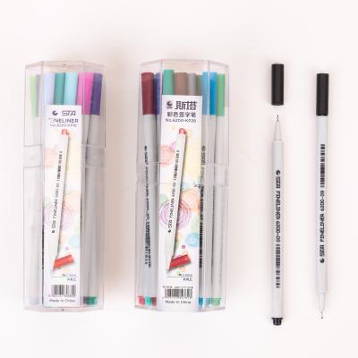 China De STA Belle Pen High Quality Cheap Price Watercolor Fineliner Pen For Brand Signature 6500-KP26 10*163MM for sale