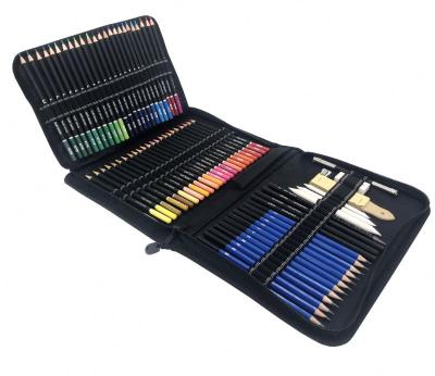 China High Quality 95pcs Color Drawing Painting Pencils Set Sketch Pencils Art Supplies Brush Set For Wholesale for sale