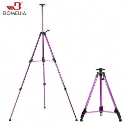 China Wholesale Aluminum Easel Scalability Metal Table Easel Stand Large Aluminum Hand Sketch Painting Upper Telescopic Foldable Drawing Frame Large Art Tools for sale