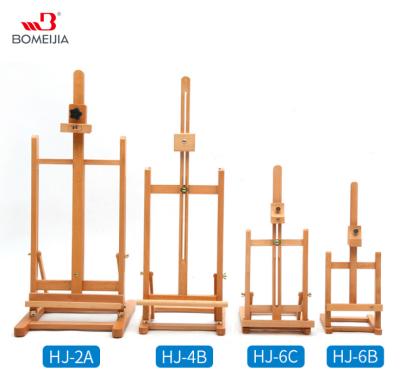 China BOMEIJIA Easel Factory Mini Desktop Beech Wood Easels Professional Drawing Painting Stand for Painting for sale