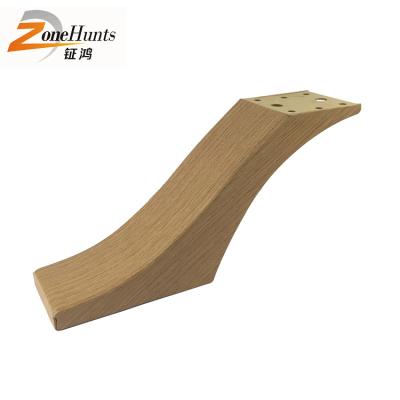 China Customized Strong Slanted Wooden Stool Legs Grain Antique Decorative Wood Sofa Legs Strong Wooden Legs For Furniture for sale