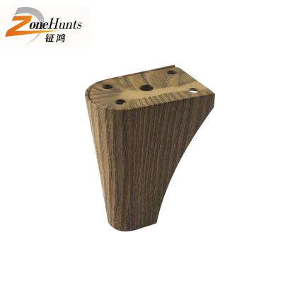 China Furniture Accessories Parts Strong Wooden Legs Metal Tapered Wooden Sofa Legs Small Cheap Wooden Leg Short Sofa for sale