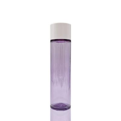 China New Product Luxury150ml Luxury150ml Bottle Luxury150ml New Product In Stock Plastic Toner Cylinder PET Purple Thick Wall Heavy Bottle With Inner Cap for sale