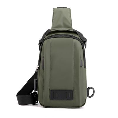 China High Quality Nylon Men Shoulder Bag Fashionable Chinese Style Messenger Bag With USB Interface for sale