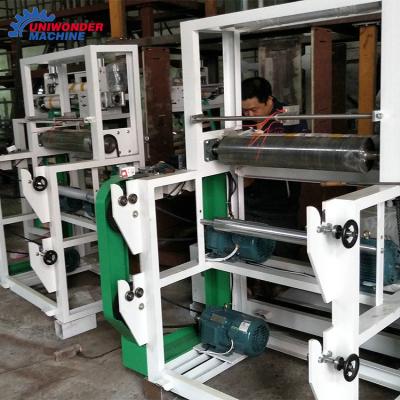 China Single Layer Aba Extruder Film Blowing Machine Three Layer Doble Film pe HDPE LDPE Pla Biodegradable Plastics for sale